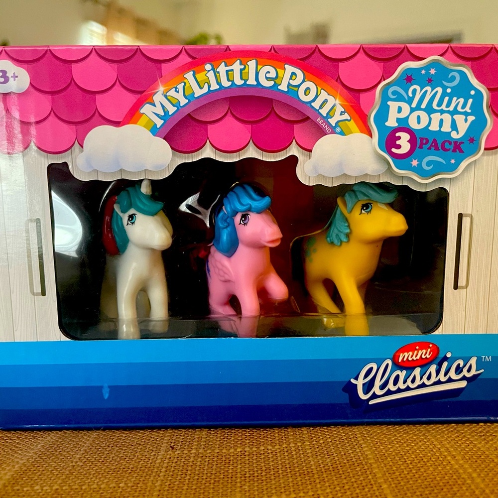 Classic Mini My Little Pony With Firefly, Gusty & Bubbles Easter Basket Stuffer